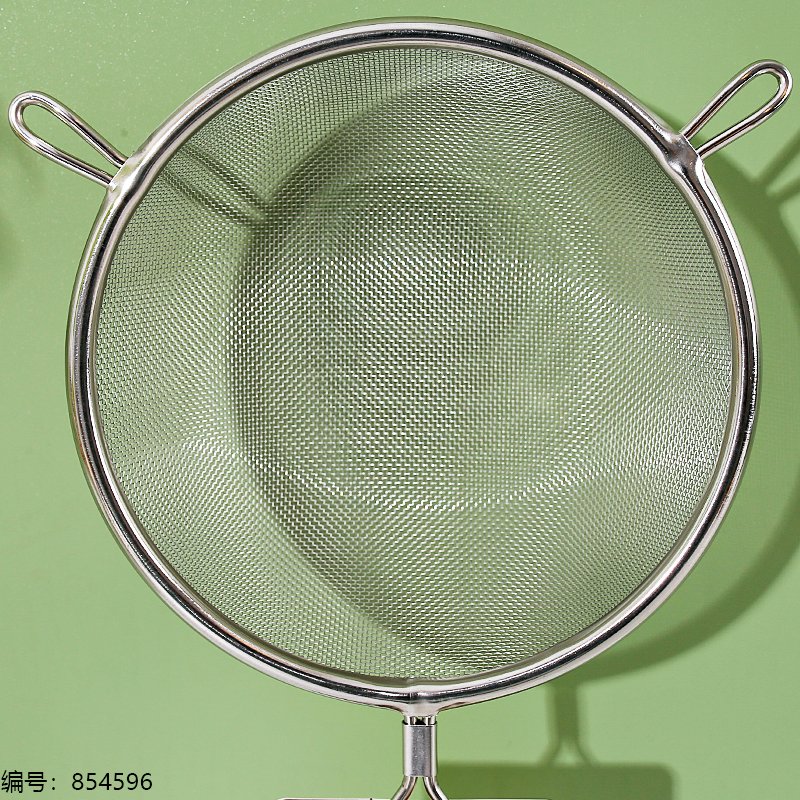 8198 Clamp Wood 18cm Mesh Strainer