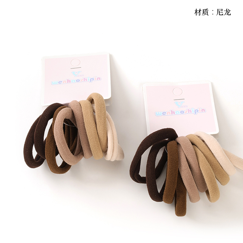 brown elevator cotton rubber band (10 pieces)