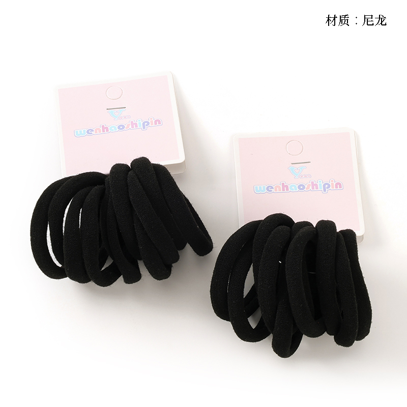 Black elevator cotton rubber band (10)