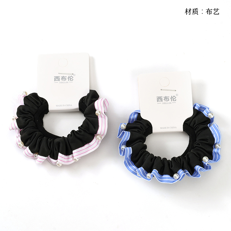 Beaded lace fabric rubber band (1 1)