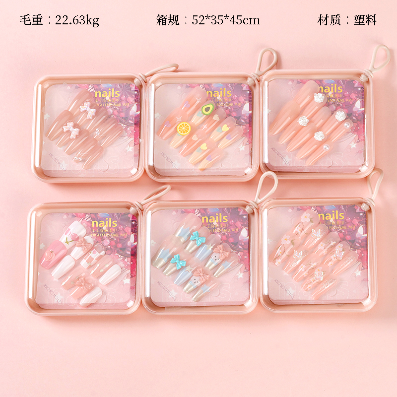 ZJ1013 square long false nails