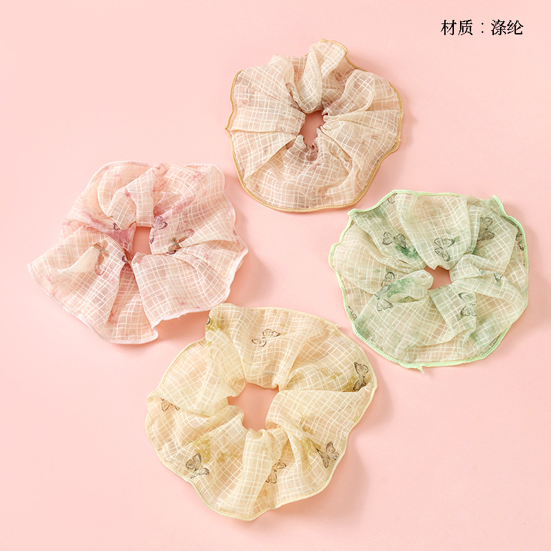 Guofeng Butterfly Print Hipped Bowel Ring