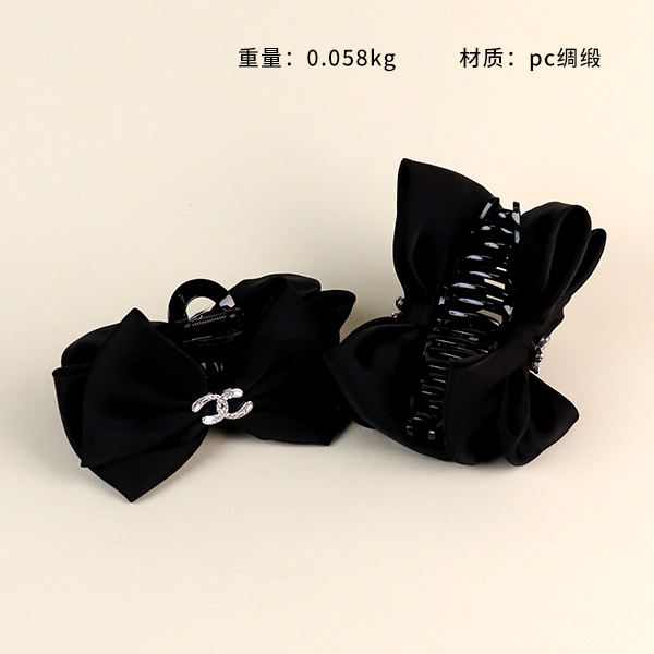 Satin Bow Grab Clip Accessories - Image 2