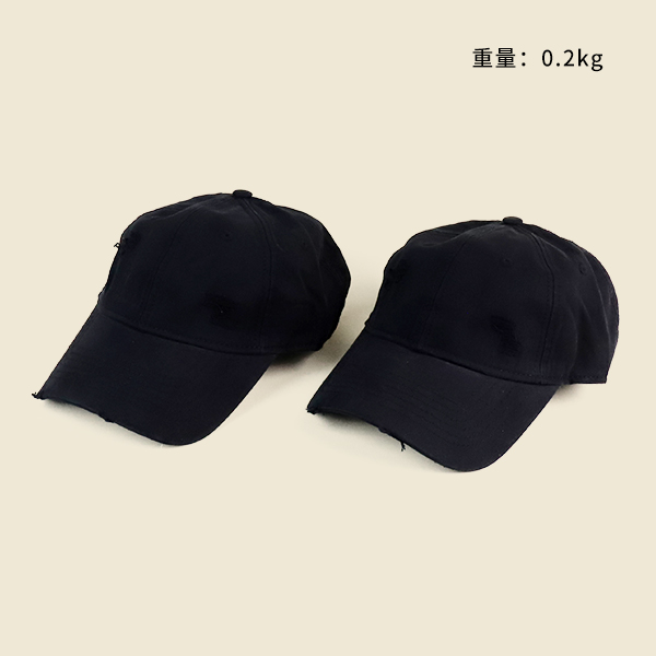 Black baseball cap (mixed) - 图片 2