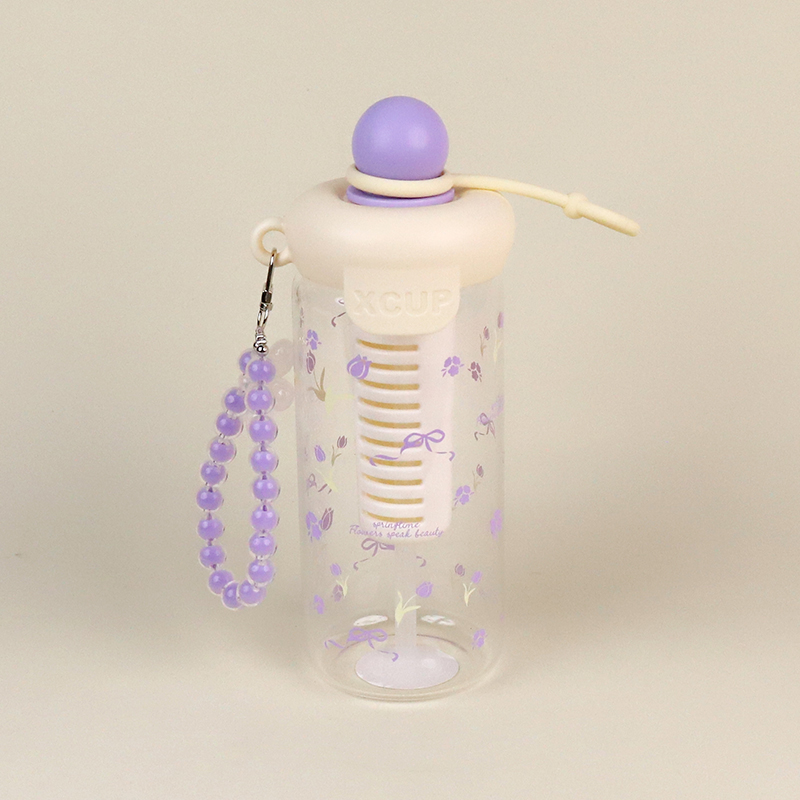 4150 spring flower glass cup