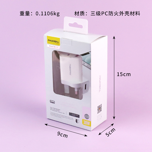 British (20W)PD USB Fast Charger-WC17 - Ảnh 2