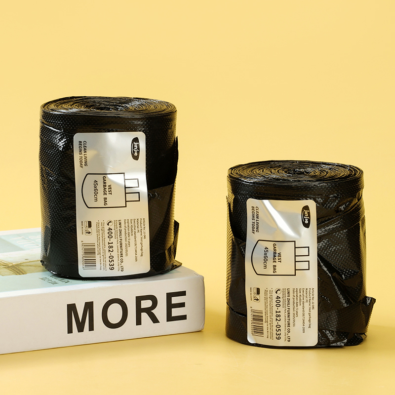 JJ-046 black vest garbage bag (English version)