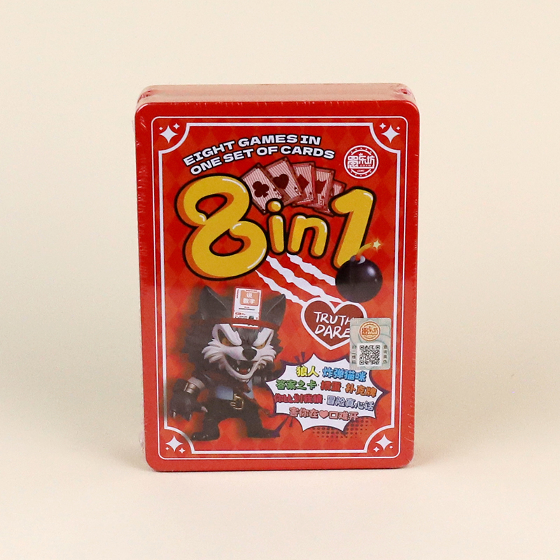 * 7784 8-in -1 multi-play playing cards