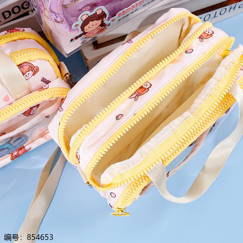 21199-02 Flat Crossbody Pencil Bag