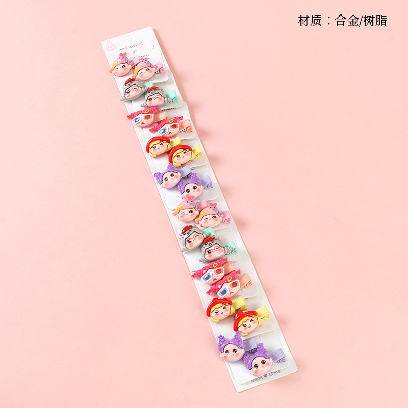 Long strip resin beauty accessories duck clip