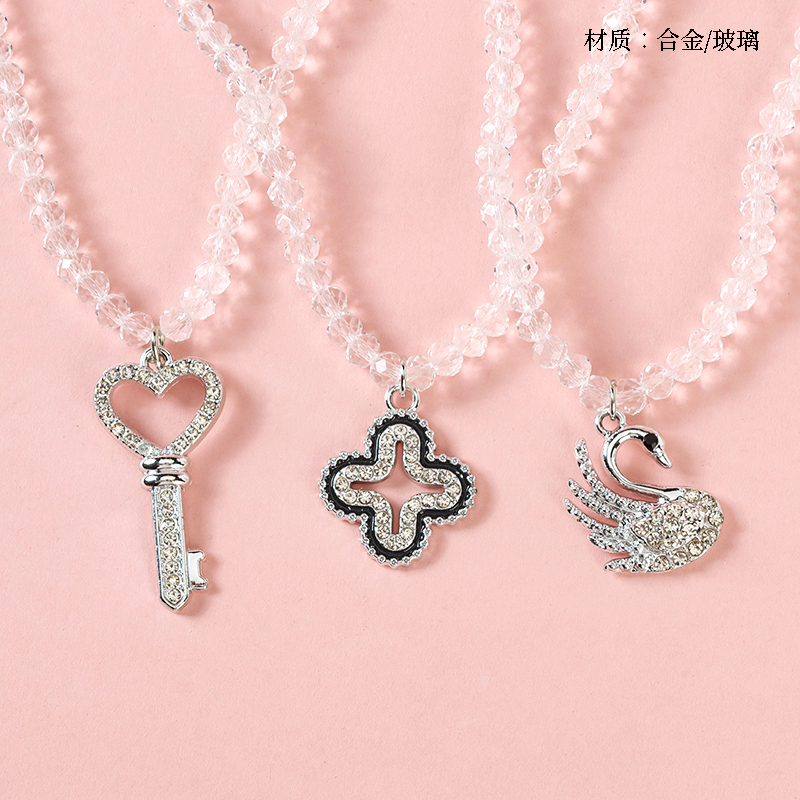 New Crystal Bead Accessories Necklace