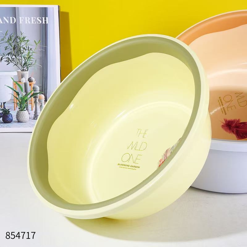 Feather Pattern Stackable Basin Mixed Color-425-3