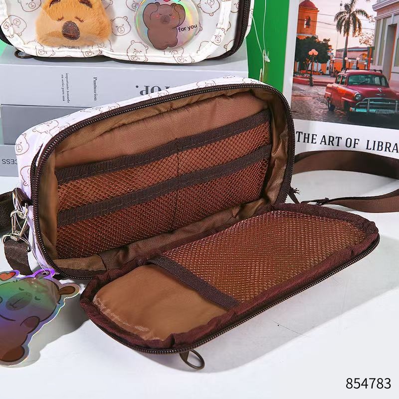 21165-26 Flat Crossbody Pencil Bag