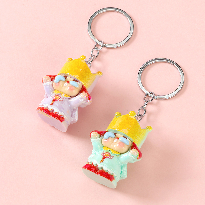 Acrylic Crown Crying Baby Pendant