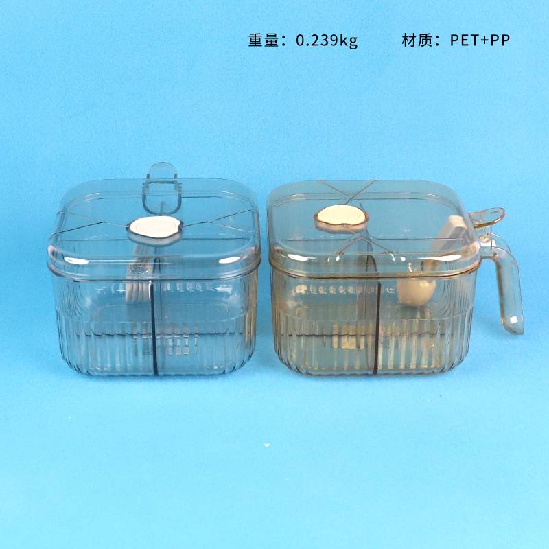 24510 square four-compartment seasoning box
