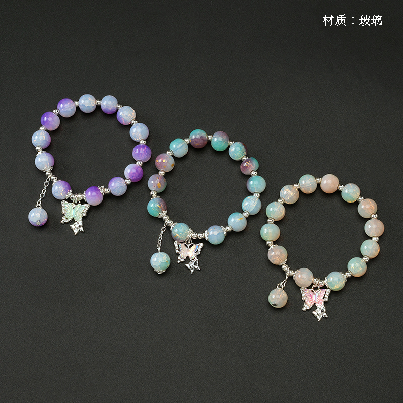 Color Crack Butterfly Bracelet