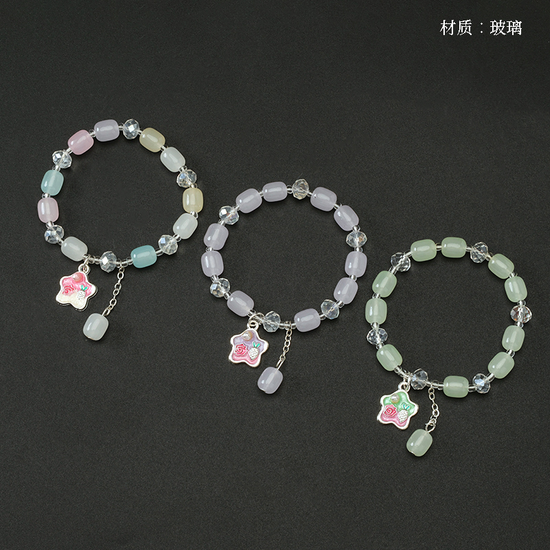 Fresh oil drop pendant bracelet