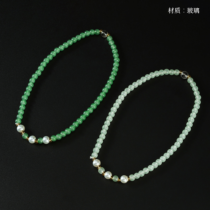 Two Circles of No. 6 Pearl Crystal Bracelet