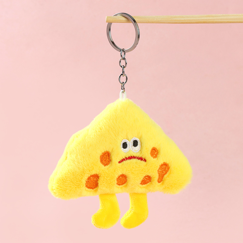 Large Plush Cheese Pendant
