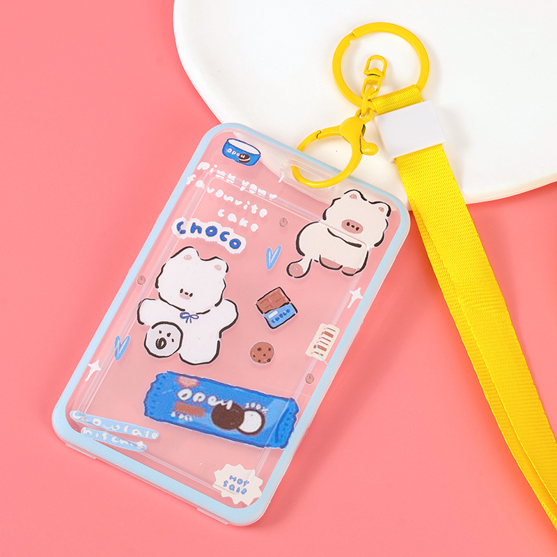 JW-723 Cartoon Keychain Card Case