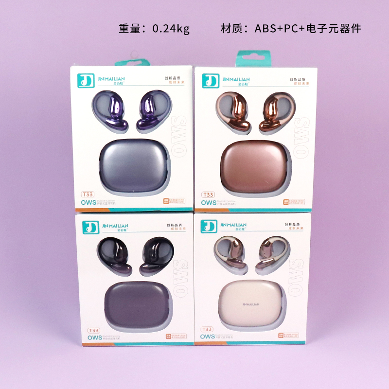 T33 Open Bluetooth Headset (Mixed Color)