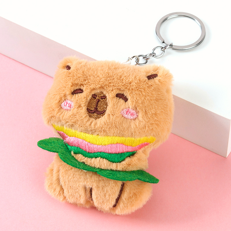 New plush card leather pendant