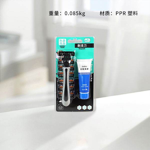 K-343 three-layer 1+6 razor with paste