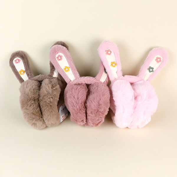 Four-flower rabbit warm earmuffs - Ảnh 3