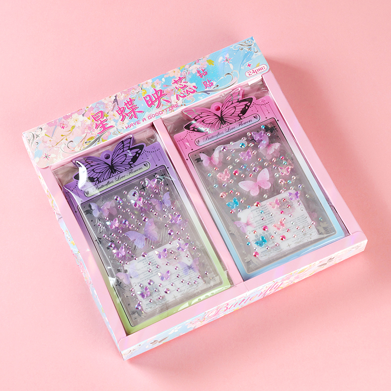 SC1183 Butterfly Diamond Sticker