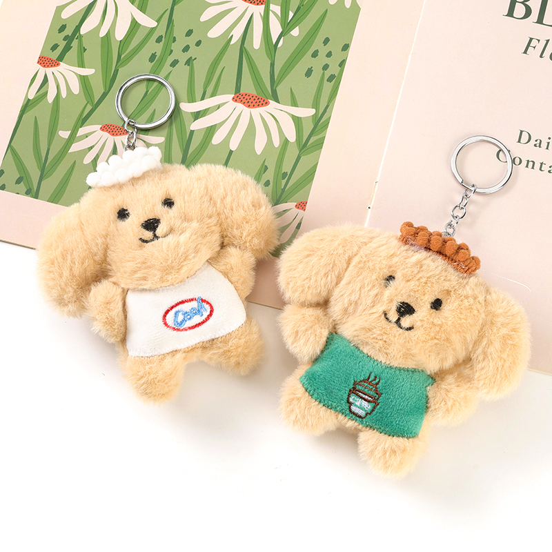 Plush Chef Dog Pendant