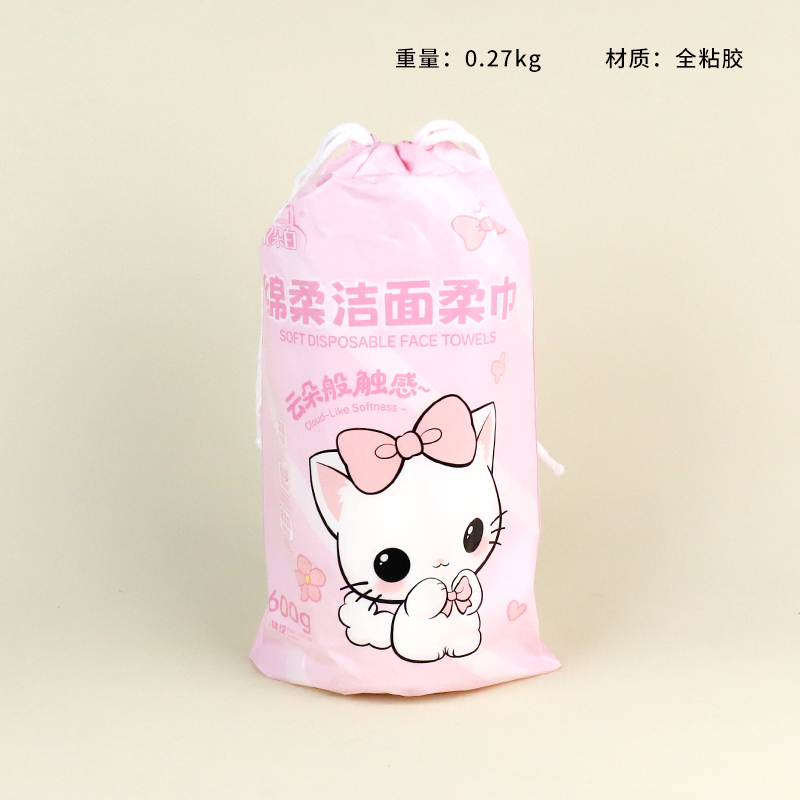 2224 butterfly cat roll cotton soft face towel 270g