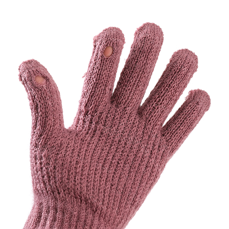 Bagged ladies imitation cashmere full finger gloves (two fingers can be touch screen leakage)