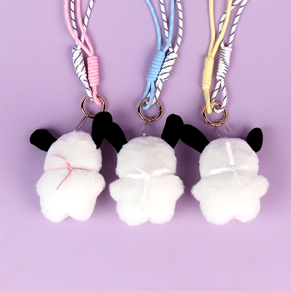 Big Ear Dog Plush Bag Pendant (Mixed) - Image 3