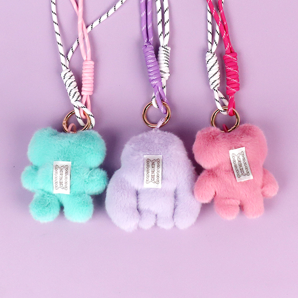Little monster plush bag pendant (mixed) - Image 3