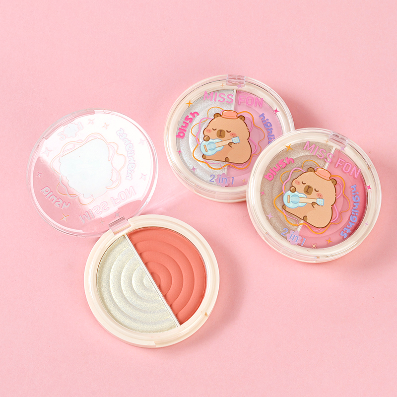 S329 high-gloss blush (2-in -1)