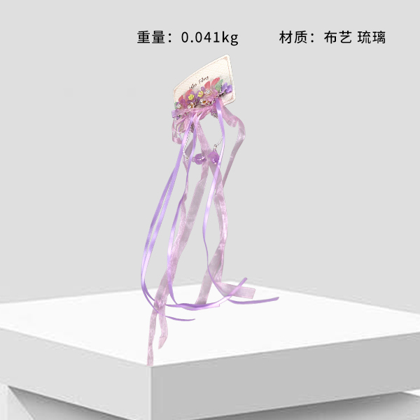 * Flower tassel ribbon hairpin (mixed style)