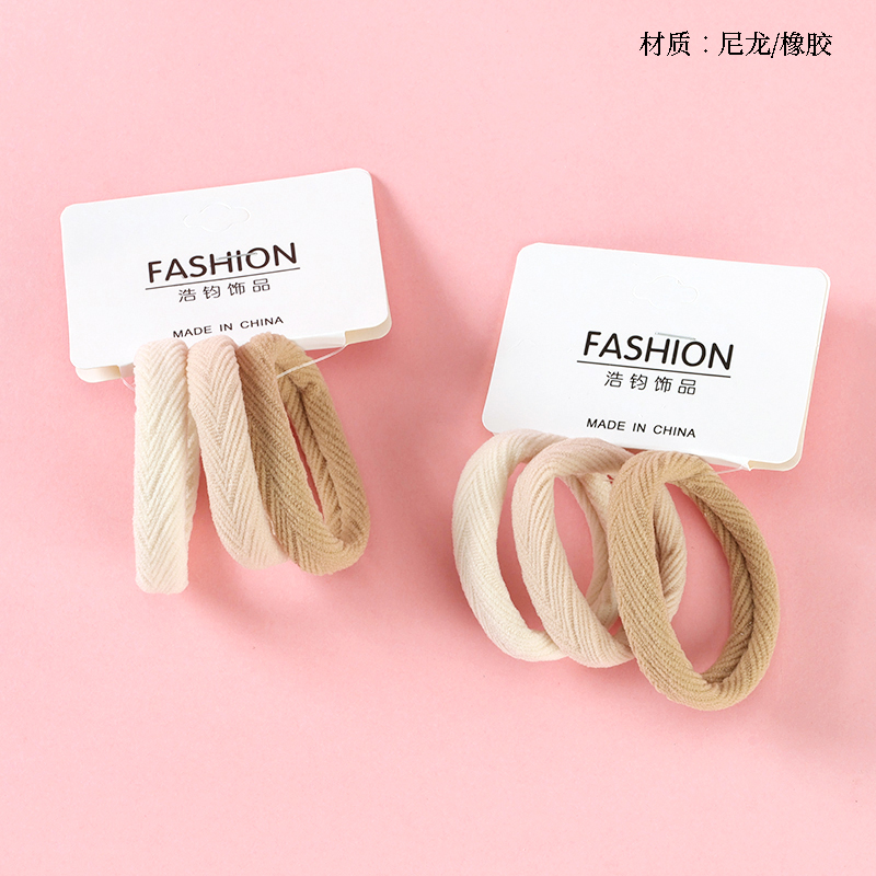 New 3 milk brown striped cotton bands