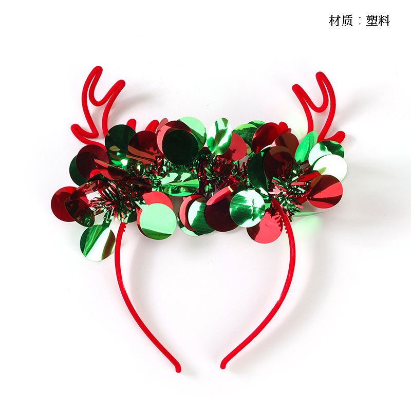 Pocket antler sequin buckle