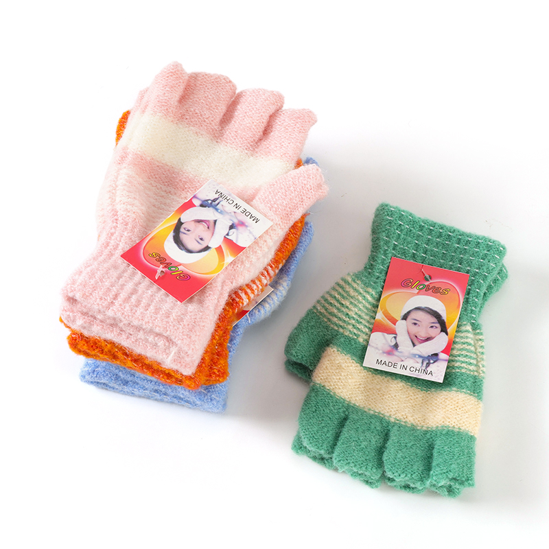 Women's Mauhair Half-Finger Gloves 1