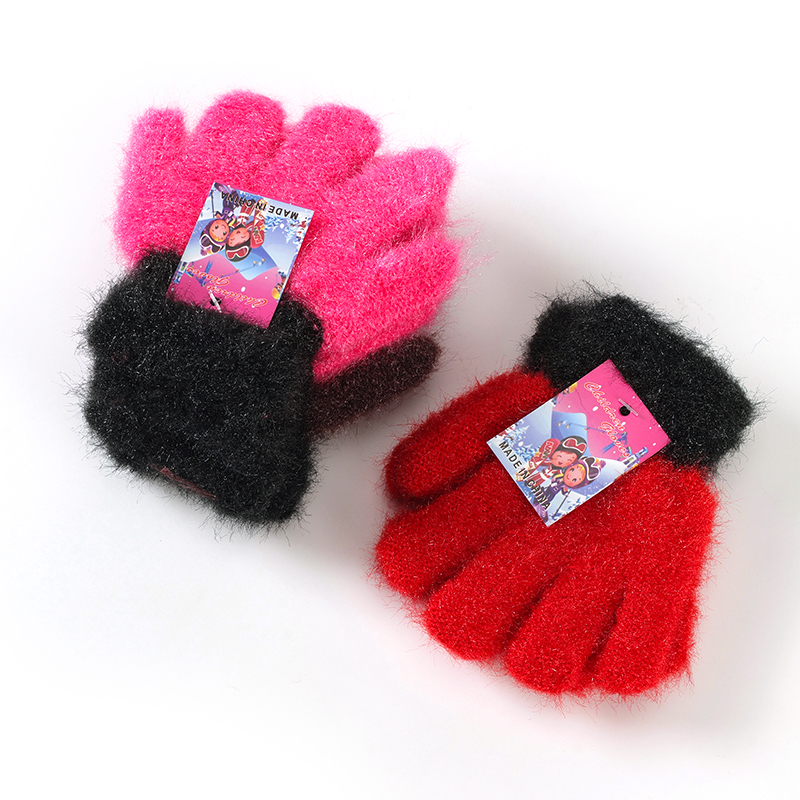 Children's Cat Hair Finger Gloves