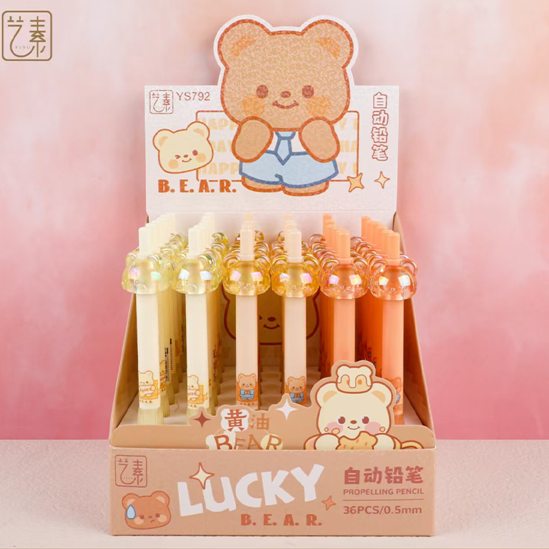 YS792 Butter Bear Press Mechanical Pencil 0.5mm