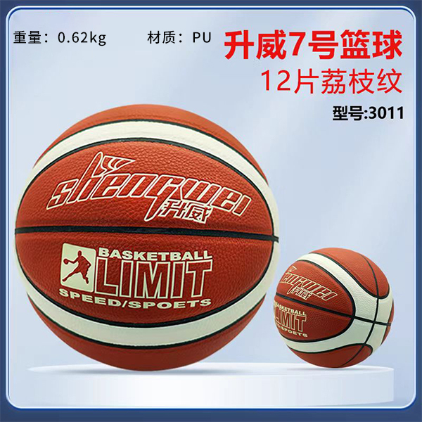 3011-Shengwei No.7 12 Basketball Litchi Pattern - 이미지 2