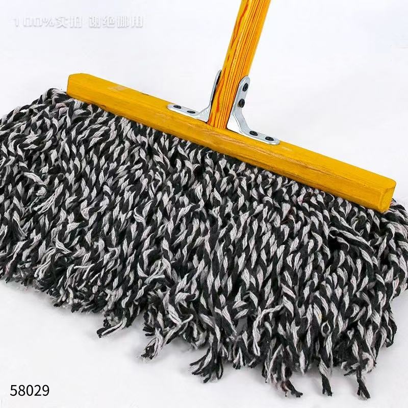 40 Square Wooden Handle Line Mop 20's