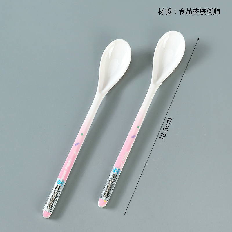 XZ8136 space long handle milk spoon (food grade)