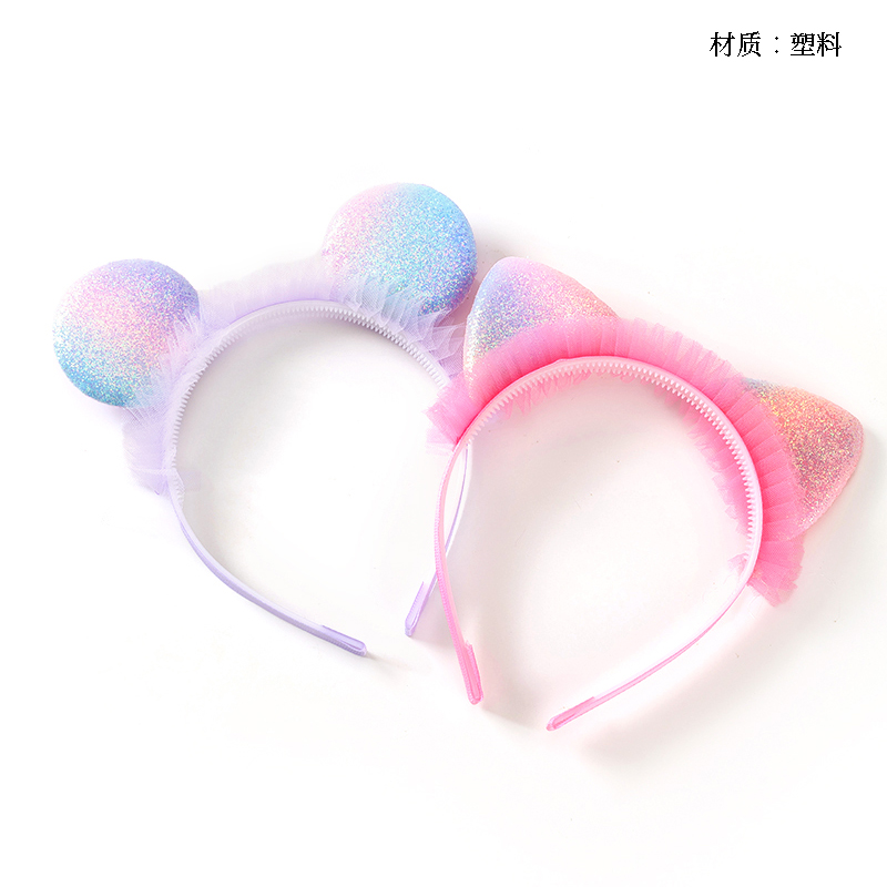 Boxed gauze ear children's head buckle