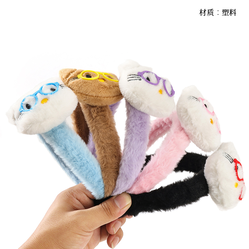 Cotton cartoon KT cat plush buckle