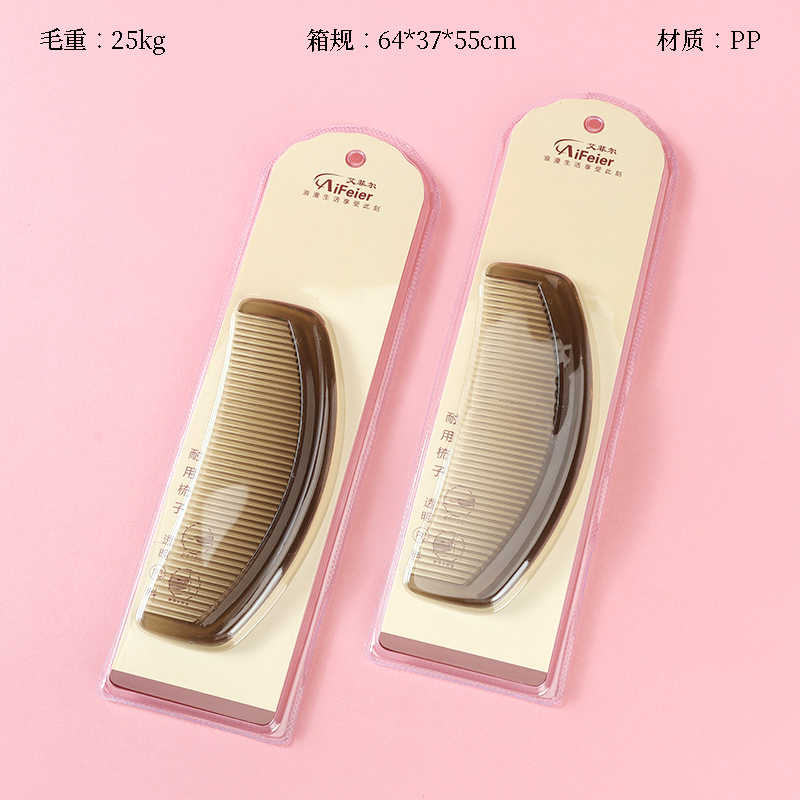 0368 black tea crescent comb