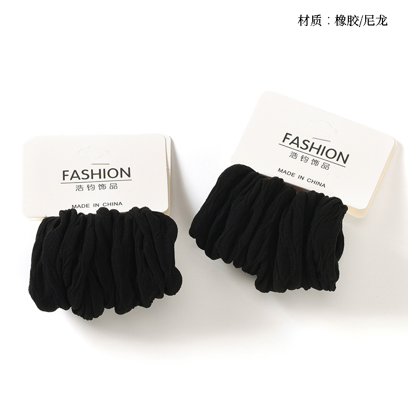 Three milk black elevator wrist rubber bands