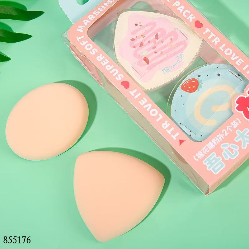 Marshmallow Makeup Sponge 2pcs Set 2454