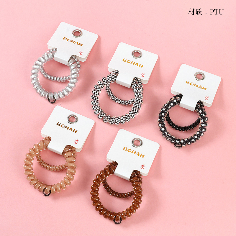 Boxed black and white large and small telephone lines (1 1)